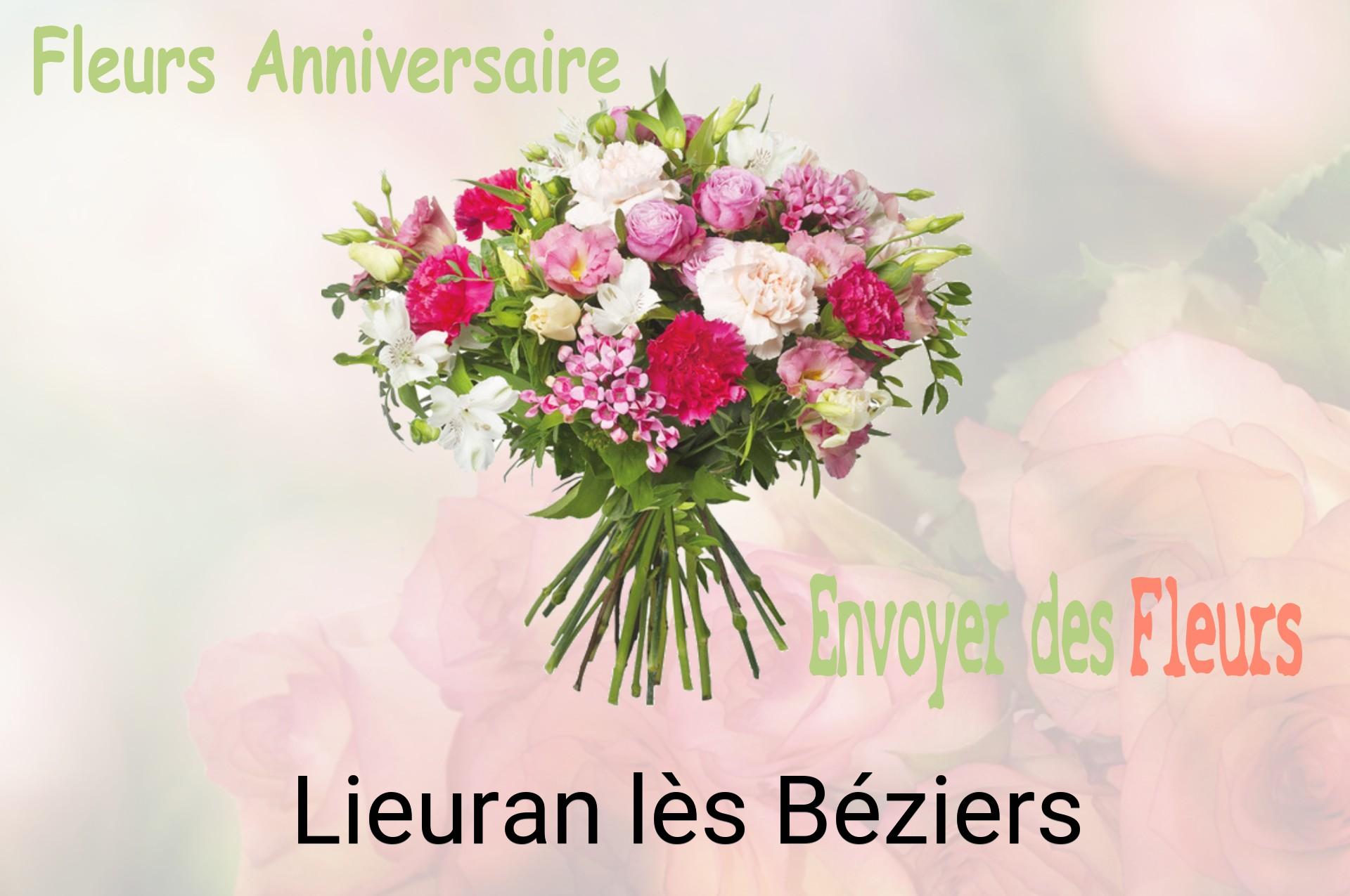 Bouquet de fleurs d’anniversaire livré à Lieuran-lès-Béziers