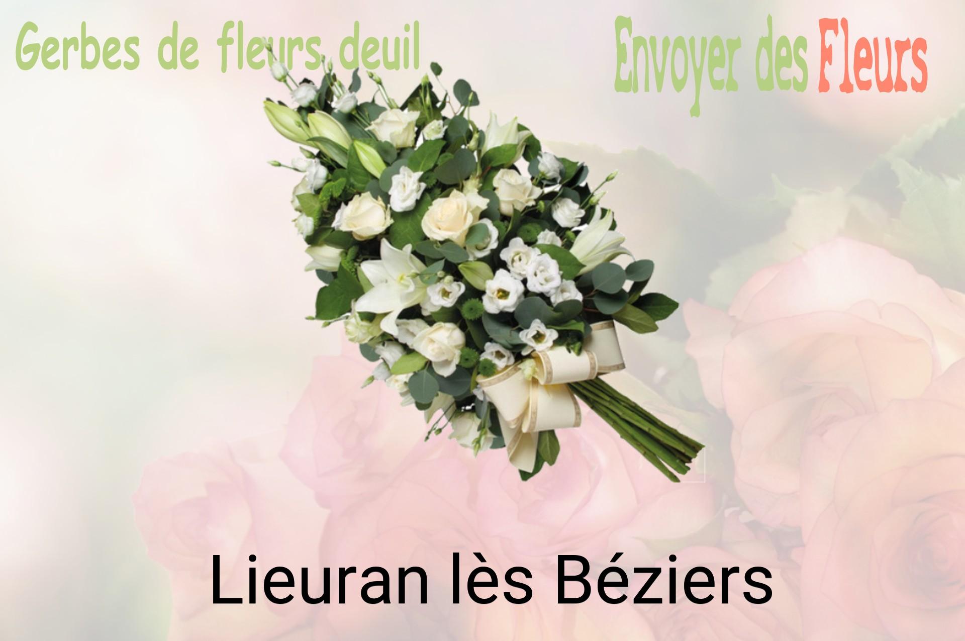Gerbe de fleurs de deuil livrée à Lieuran-lès-Béziers